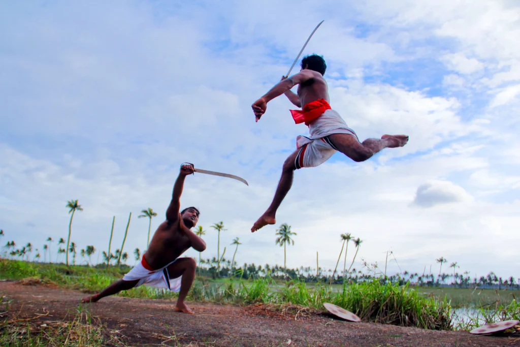 Kalaripayattu performance in Kerala